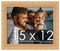 15x12 Modern Bamboo Picture Frame with UV-Resistant Acrylic & Acid Free Backing, Available in 5 Finishes - Gold, Silver, Brown, Black, and Natural